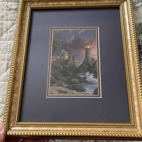 Rock Of Salvation Thomas Kinkade Lighthouse
